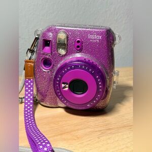 Fujifilm Instax Mini 9 Glitter Purple Camera